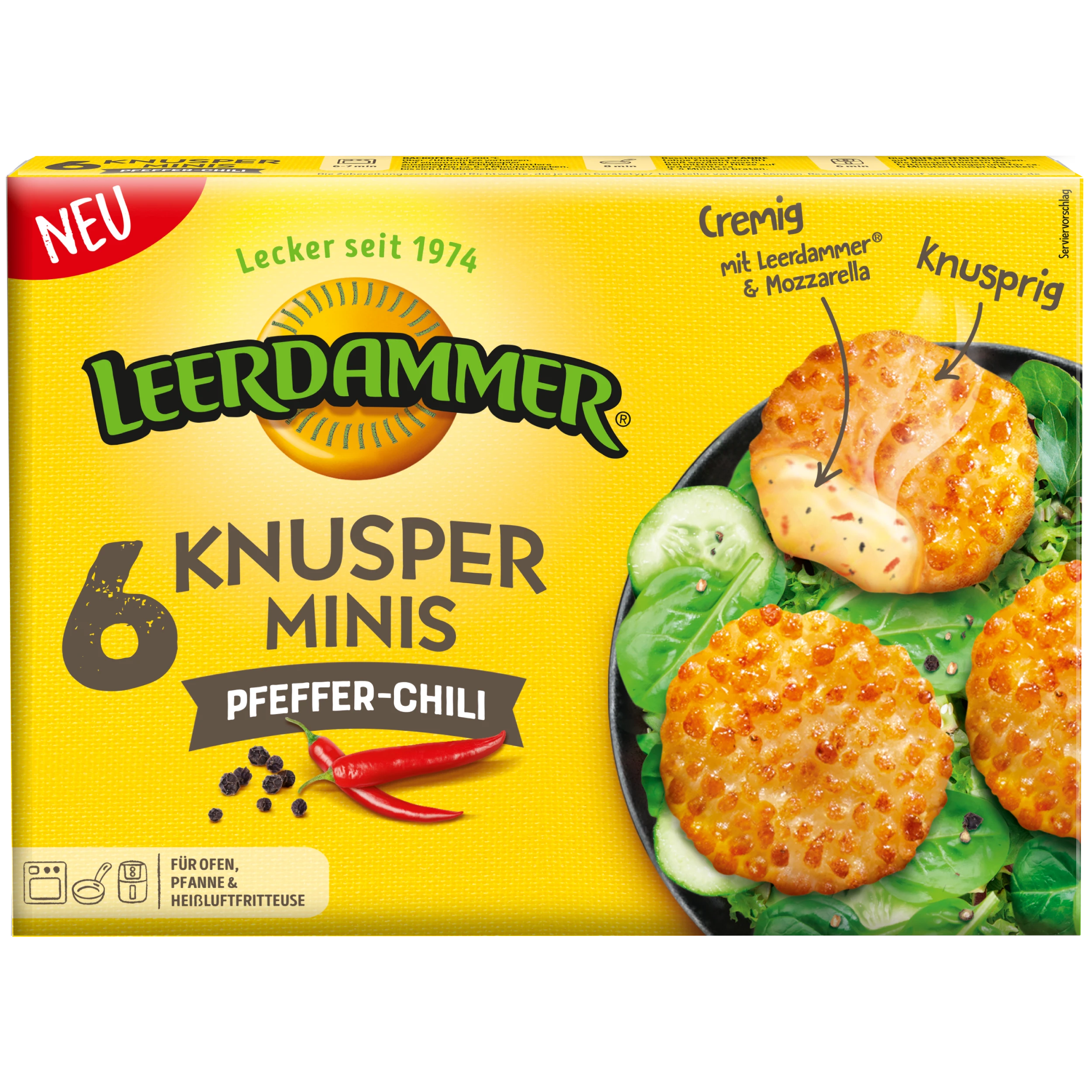 Leerdammer® Knusperminis Pfeffer-Chili